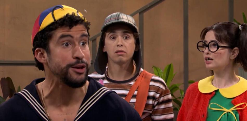 Bad Bunny rinde homenaje a ‘El Chavo del Ocho’ en ‘Saturday Night Live’