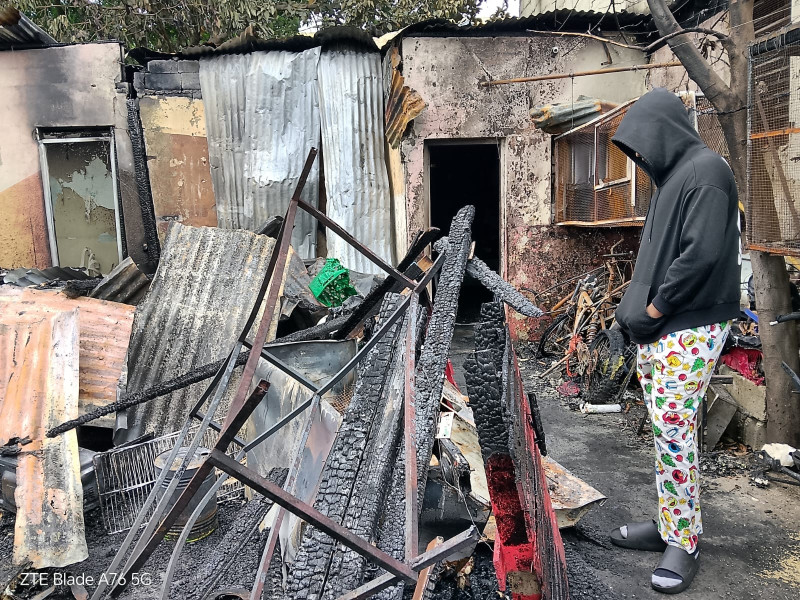 Cinco familias pierden sus casas en incendio en Baracoa, Santiago
