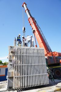 Edesur multiplica capacidad de servicio en Elías Piña con puesta en operación de transformador de potencia en Subestación Eléctrica