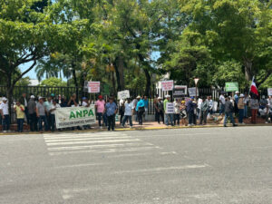 Interior y Policía sostiene que ANPA no tenía permiso para protesta hacia el Palacio Nacional