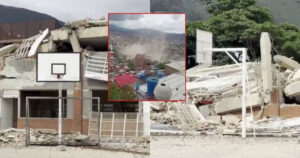 Colapsa parcialmente un colegio en Caracas nueve días después de los potentes terremotos